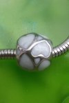 Korálek z chirurgické oceli - Srdce něžností